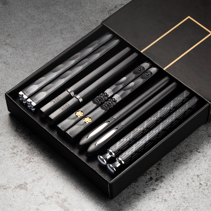 Health Wellness Items - 5Pairs High Quality Japanese Non-Slip Chopsticks