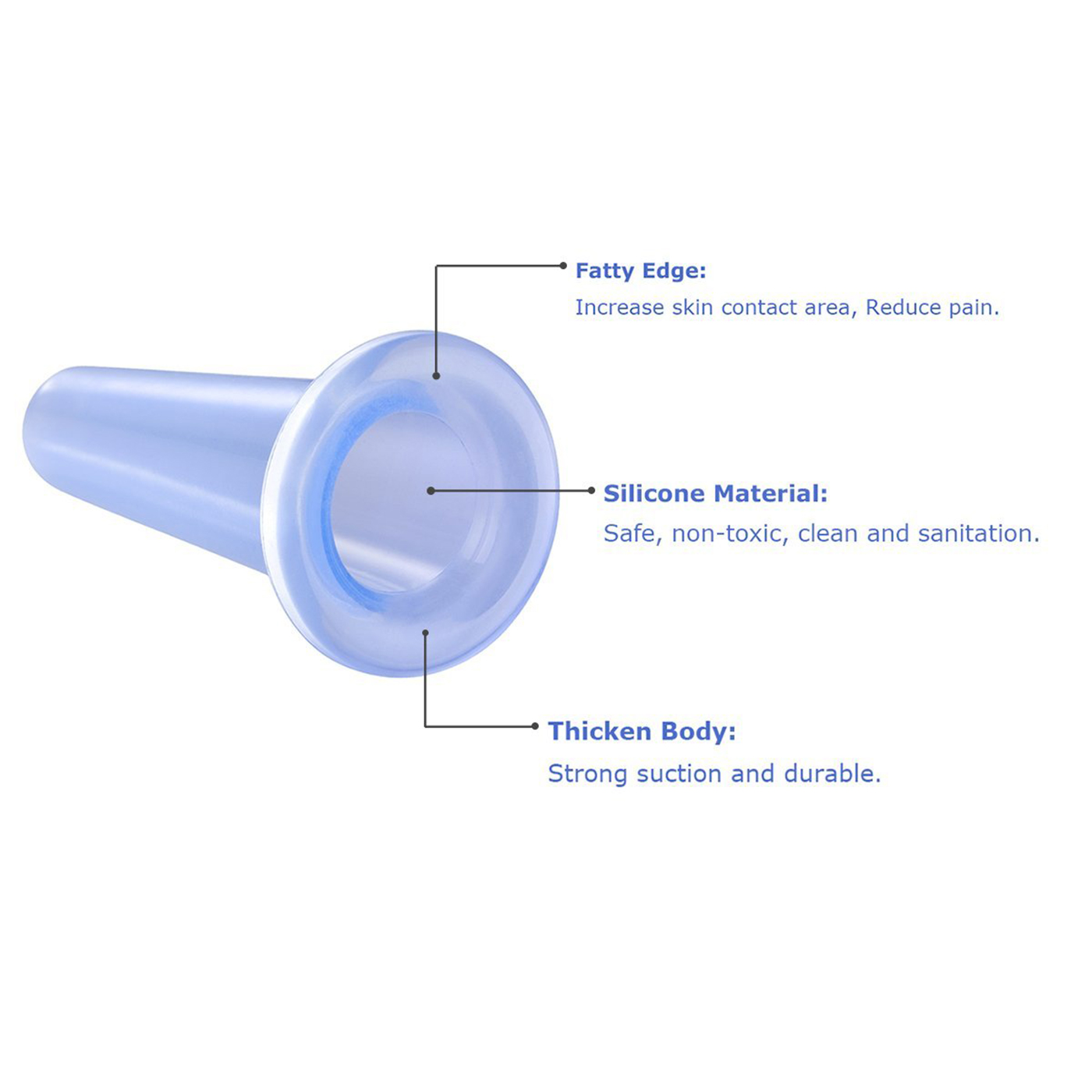 Silicone Vacuum Cup Set Suctio - Cupping Therapy Set ulasan dan harga