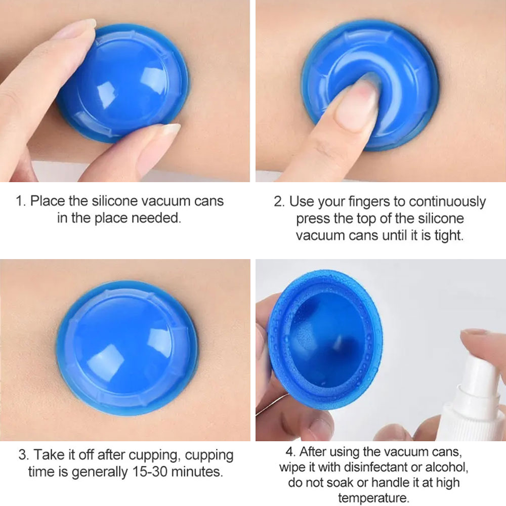 12PCS Silicone Suction Vacuum  - Cupping Therapy Set ulasan dan harga