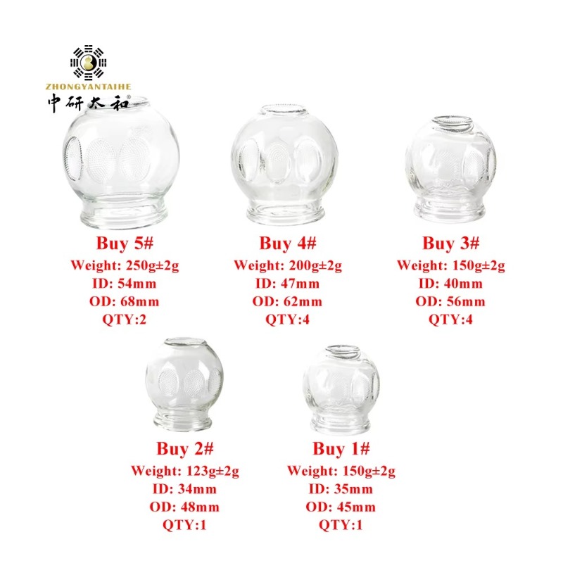 ZHONGYAN TAIHE 12 PCS/1 SET Gl - Cupping Therapy Set ulasan dan harga