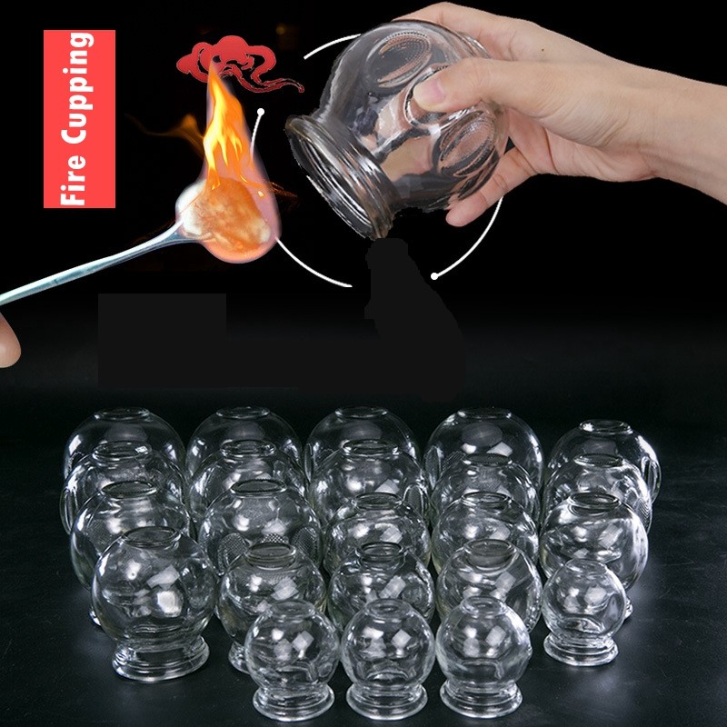 Glass Cupping Therapy Set Fire - Cupping Therapy Set ulasan dan harga