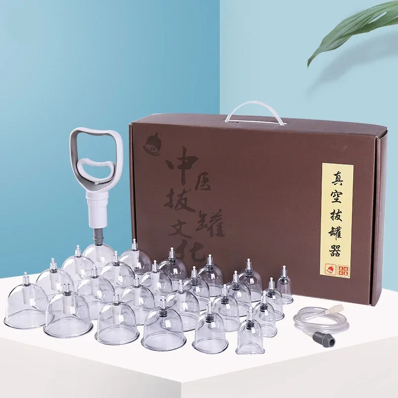 24 Cups Vacuum Cupping Massage - Cupping Therapy Set ulasan dan harga