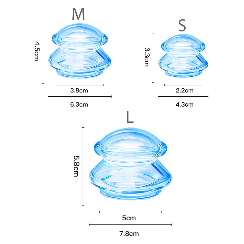 Silicone Vacuum Cupping Set Ma - Cupping Therapy Set ulasan dan harga
