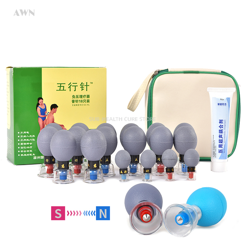 18 Magnetic Suction Cupping Me - Cupping Therapy Set ulasan dan harga