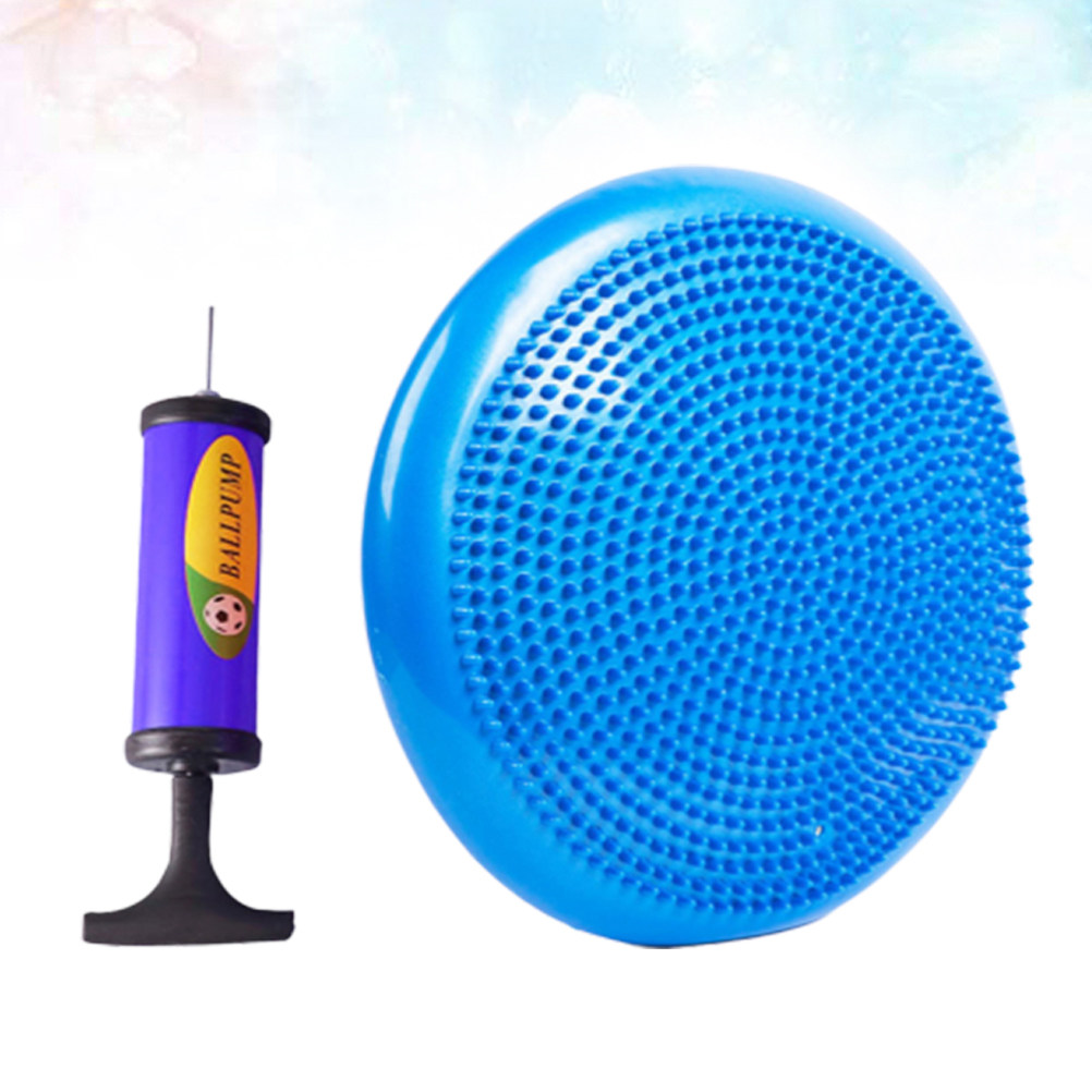 Blue Inflated 34Cm Balance Cus - Balance Cushion Disc ulasan dan harga