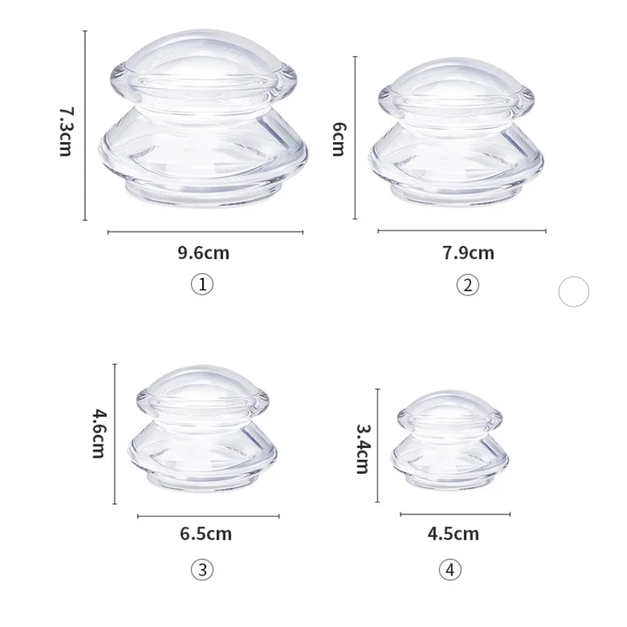 Silicone Massage Body Cups Sli - Cupping Therapy Set ulasan dan harga