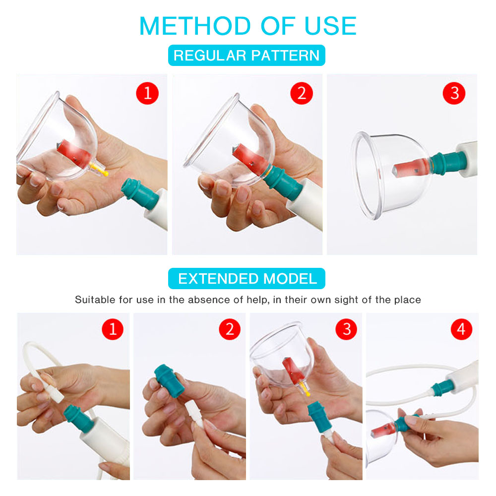 24/12 Cans Vacuum Cupping Set  - Cupping Therapy Set ulasan dan harga