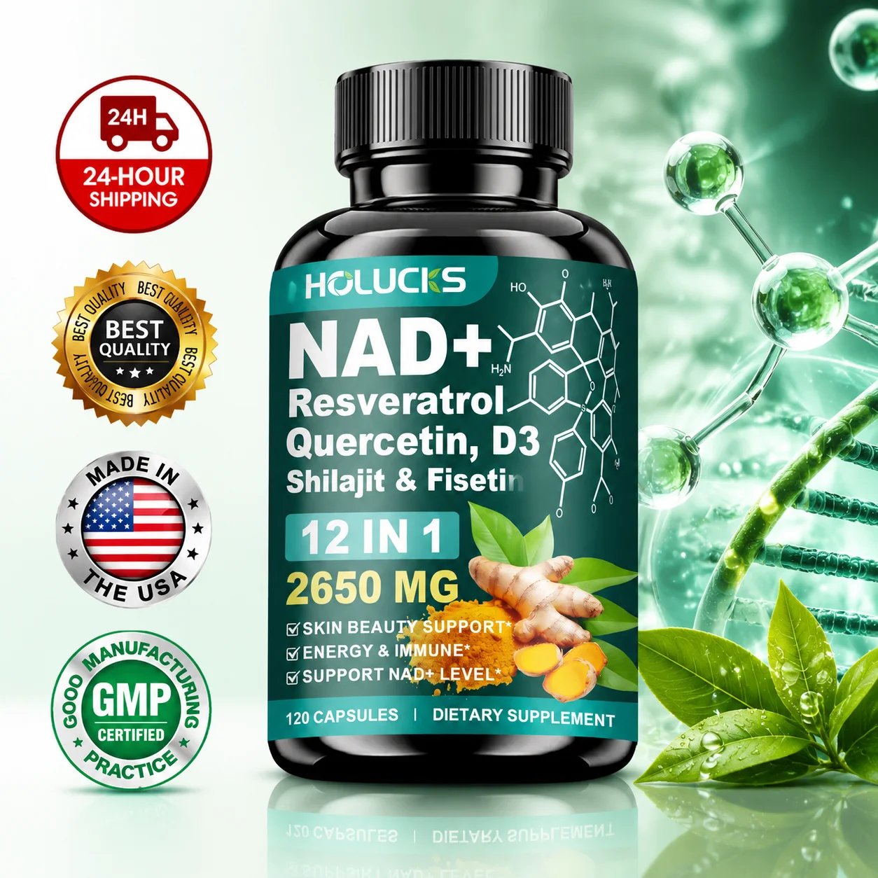 High Potency NAD+ Supplement,  - Health Wellness Day ulasan dan harga